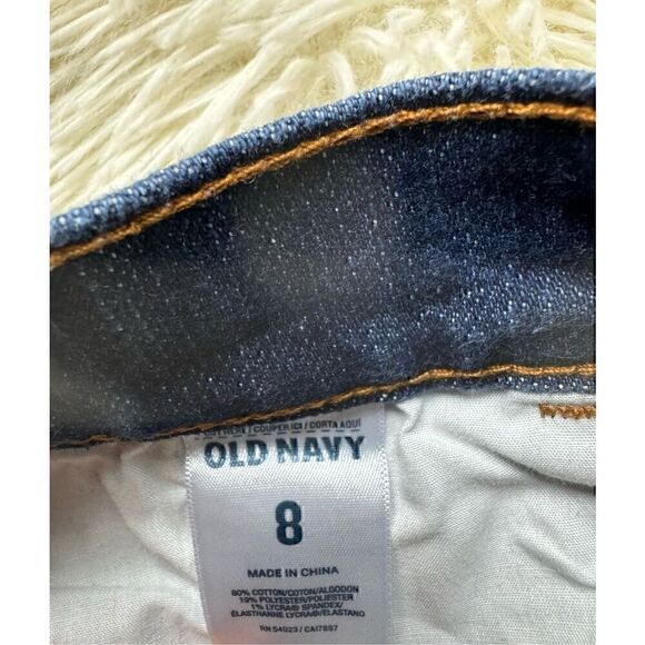 EUC Women’s Blue Jean Sweetheart Shorts by Old Navy Size 8 - Picture 6 of 8